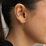 Emmy Edge Three Link Earring
