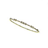 14kt Nine Diamond Flex Bracelet