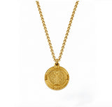 Golden Coin Pendant