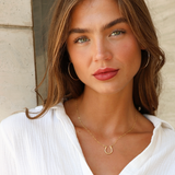 Audrey Infinity Hoop Medium