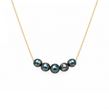 Britt ~ Five Pearl Necklace