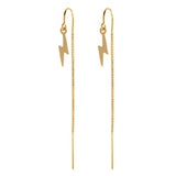 BOLT ~ LIGHTNING BOLT, THREADER EARRING