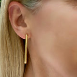 KARLY ELONGATED RECTANGLE EARRING