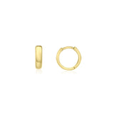 14kt Gold Hoop Huggie