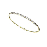 14kt Diamond Flex Bracelet w/ 11 Diamonds
