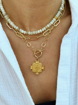 Multi Earthtone Gemstone Necklace