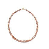 Peach Moonstone Necklace