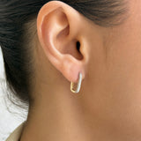 U-Hoop 14KT Gold & Diamond