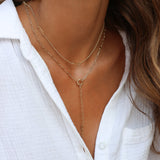 Small Golden Links 'Charm Enhancer' Lariat