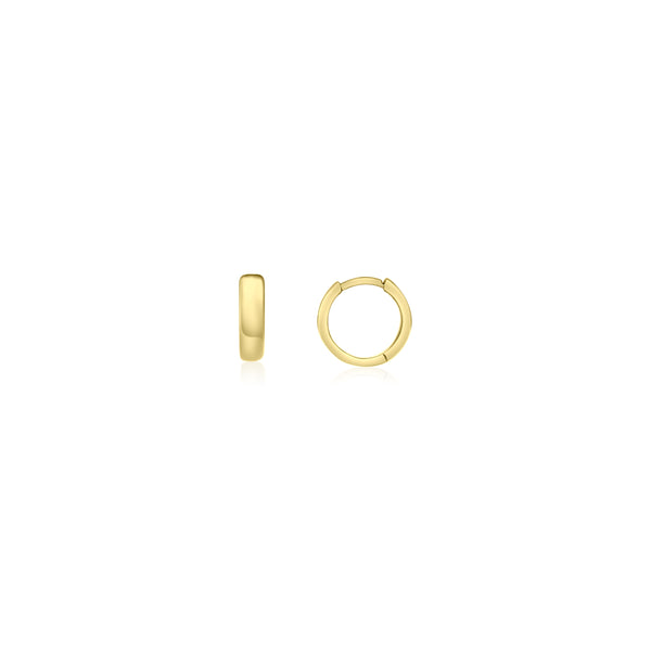 14kt GOLD HINGED HUGGIES