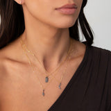 Petite Pave Diamond Necklace