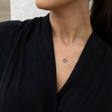 Petite Pave Diamond Necklace