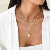 Rorie - 14kt gold-filled double dappled chain