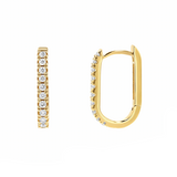 U-Hoop 14KT Gold & Diamond