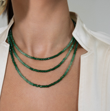 VERDE OMBRE GEMSTONE NECKLACE