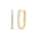 U-Hoop 14KT Gold & Diamond