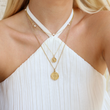 Golden Coin Pendant