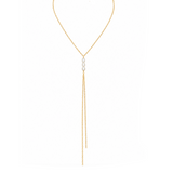 TRIO PEARL DROP LARIAT